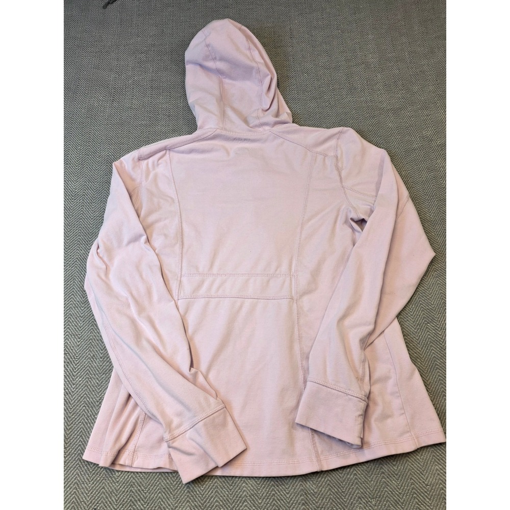 Tek Gear Essential Gear Hooded Sweatshirt Women's L Purple Long Sleeve Full Zip